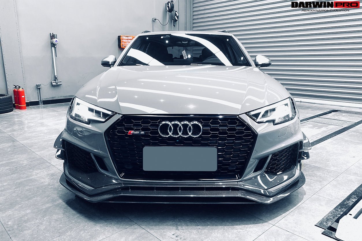2017 - 2019 Audi RS4 B9 BKSS Style Front Canards
